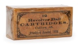 Twelve Revolver Ball Cartridges
