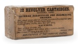 Twelve Revolver Cartridges Model 1882