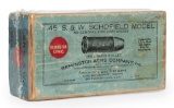 .45 S&W Schofield Model Blue Label Remington Arms UMC, 50 Cartridges