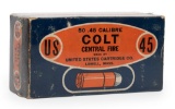 .45 Colt, US Cartridge Co. 50 Cartridges