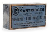 .44 WCF for the Winchester Model 1873 Rifle US Cartridge Co.