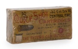 .32 S&W Shot Caliber, The Peters Cartridge Co. 32 Cartridges Partial Box