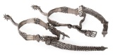 Samuel Bell-Made Silver Spurs of Sam Houston, Worn at San Jacinto