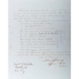 Receipt for Horse Signed by Captain Samuel H. Walker at Veracruz, April 18, 1847