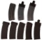 AR-15 5.56/.223 Misc. Magazines: PMAG 30 AR/M4 GEN M2 MOE, Tapco, & Steel Lot of 8
