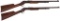 **Lot of Two Stevens Visible Loader Rifles