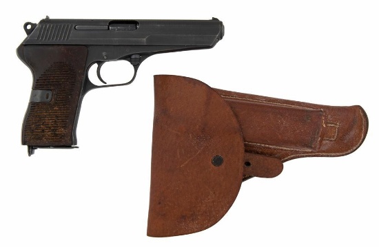 **Ceska Zbrojovka CZ52 Tokarev Pistol With Holster