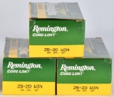Ammunition .25-20 Win 150 Rounds Lot of 3