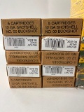 Ammunition 12 Gauge 100 Rounds 00 Buckshot Lot of 20