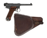 **Early Japanese Nambu Type 14 Pistol with Holster