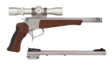 *Thompson Center Arms .223/.22LR Caliber Single Shot Pistol with Extra Barrel and Scope