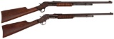 **Lot of Two Stevens Visible Loader Rifles