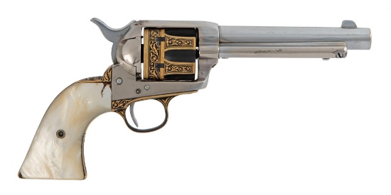 Custom Finished Antique Colt Single Action For Major H K Milks