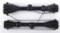 Two Tasco World Class Plus Rifle Scopes