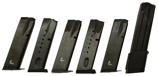 6 9mm Pistol Magazines