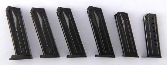 A Group of 6 Various H&K Pistol Magazines