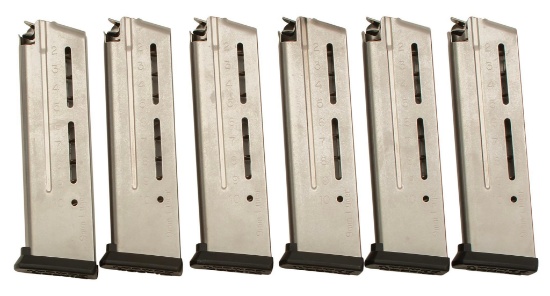 Group of 6 Wilson Combat 9mm Luger Pistol Magazines