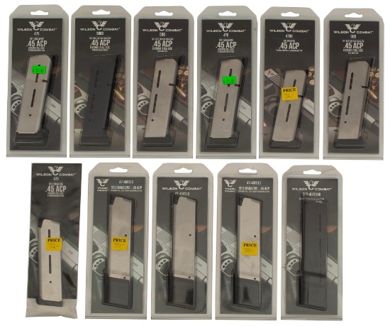 Grouping of Wilson Combat .45 ACP Magazines