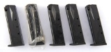 A Group of 5 Walther P99 9mm Magazines