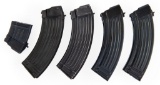 Group of 5 AK47 7.62x39 Magazines