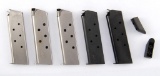 Group of 5 .45 caliber Pistol Magazines