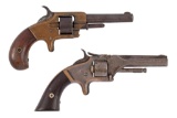 Lot of Two Smith & Wesson & Whitneyville No. 1 Second Issue Revolvers
