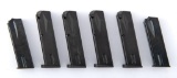 Group of 6 Beretta 92FS 9mm Magazines