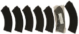 A Group of 7 AK-47 30 Rd Magazines Circle Ten