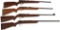 Lot of 4 Mossberg Rifles