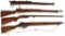 Lot of 4 Rifles