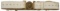 WWI or WWII British white buff leather belt with buckle.