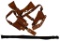 Lot of Leather Holsters, slings, and belts