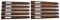 Lot of Ten (10) 1896 Swedish Rifle Handguards