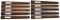 Lot of Ten (10) 1896 Swedish Rifle Handguards