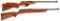 **J.C.Higgins, United Arms Co., Savage. .22 Cal, Models 103.13, 63, 15-B, Bolt Action Rifles