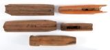 Grouping of Unfinished Shotgun Forearms