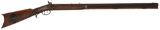 Half Stock Percussion Rifle By Bixler & Idding Lafayette Ind