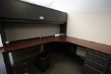 Desk with Filing Cabinet