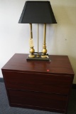 Filing Cabinet and Lamps