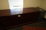 Credenza with Metal File Cabinet