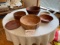 Misc. Wooden Bowls and Plate (6 pieces)