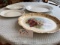 Thanksgiving platter and 3 white ceramic platters