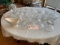Candy dish, gravy boat, 16 pc set crystal, covered dish