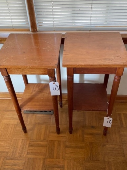 2-Side Tables 15"15"30"H