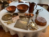 Copper and brass items