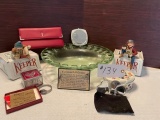 2 Shenandoah designs, bowl, card keeper and mis. items.