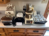 2 Waffle Makers, Pasta Maker, Sandwich Maker Food Processor,,2 Stainless Thermos, Muffin Pan,