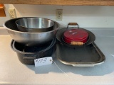 Stainless Mixing Bowls,Casserole Pan, Wok and Broiler Pan