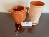 2 pcs. pottery