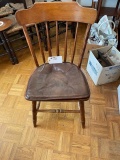 Leather Bottom Desk Chair